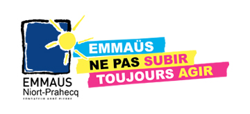 Logo de l'association Emmaüs Niort, client de Green IT Solutions